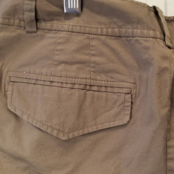 Mossimo Moss Green Camo Shorts Stretch Shorts Pockets Plus Size 20 - Picture 5 of 11